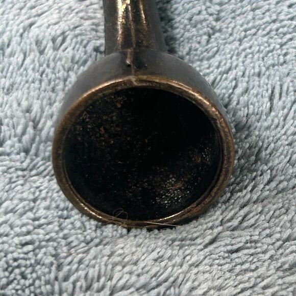 Antique Japanese Bamboo and Brass Long Traditional Art Pipe 25 Inch - Picture 2 of 8